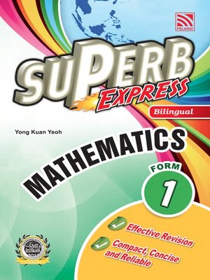 cover image of Superb Express Bilingual Mathematics Form 1